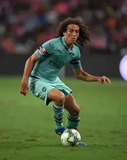 Arsenal's Matteo Guendouzi Faces Off Against Paris Saint-Germain in 2018 International Champions Cup, Singapore