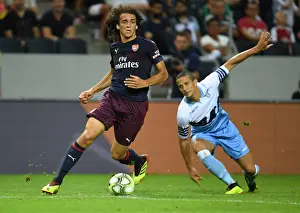 Arsenal's Matteo Guendouzi Outmaneuvers Lazio's Luiz Felipe in Stockholm Friendly