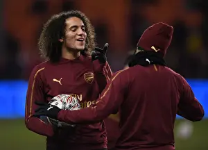Blackpool V Arsenal - FA Cup 2019 Prints: Arsenal's Matteo Guendouzi Prepares for FA Cup Clash against Blackpool