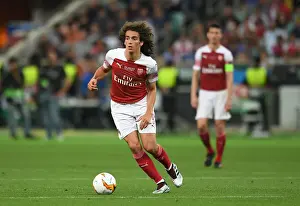 Arsenal V Chelsea Europa League Cup Final 2019 Prints: Arsenal's Matteo Guendouzi in UEFA Europa League Final Against Chelsea, Baku 2019