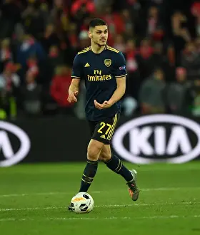 Arsenal's Mavropanos in Action: Standard Liege vs Arsenal, UEFA Europa League (December 2019)