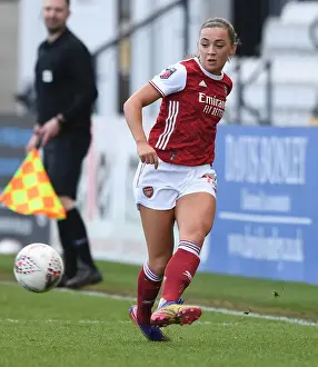 Arsenal Women V Everton Women 2020-21 Prints: Arsenal's McCabe Shines: Action-Packed Performance Against Everton Women in FA WSL Clash