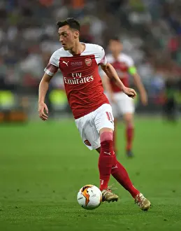 Arsenal's Mesut Ozil in Action: Europa League Final Showdown against Chelsea, Baku 2019