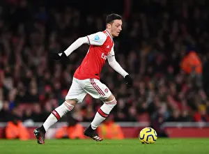 Arsenal V Newcastle United 2019-20 Prints: Arsenal's Mesut Ozil in Action Against Newcastle United - Premier League 2019-2020
