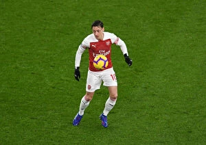 Arsenal v Cardiff City 2018-19 Collection: Arsenal's Mesut Ozil Shines in Arsenal FC vs. Cardiff City Premier League Clash (January 2019)