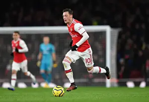 Arsenal V Newcastle United 2019-20 Prints: Arsenal's Mesut Ozil Shines in Arsenal FC vs Newcastle United, Premier League 2019-20