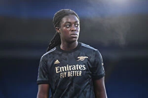 Images Dated 7th November 2022: Arsenal's Michelle Agyemang Faces Off Against Leicester City in Women's Super League Showdown