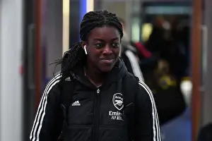 Leicester City Women V Arsenal Women 2022-23 Prints: Arsenal's Michelle Agyemang Prepares for Leicester City Showdown in FA Women's Super League