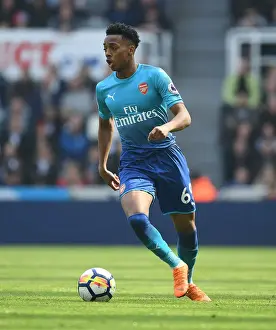Newcastle United V Arsenal 2017-18 Prints: Arsenal's Midfield Sensation Joe Willock Dazzles in Premier League Clash Against Newcastle United