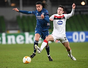Dundalk v Arsenal 2020-21 Collection: Arsenal's Miguel Azeez Outshines Dundalk's James Wynne: Europa League Clash Highlights
