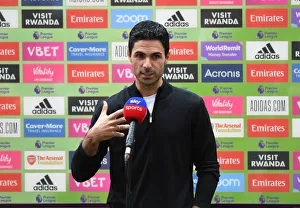 Arsenal's Mikel Arteta: Empty Emirates Interview Amidst Coronavirus-Hit Premier League (Arsenal v Liverpool, 2019-2020)
