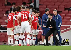 Arsenal's Mikel Arteta Coaches Empty Emirates Against Liverpool (2019-20)