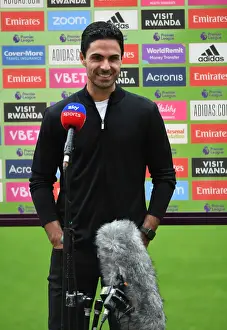 Arsenal's Mikel Arteta: Empty Emirates Stadium Interview Amidst Coronavirus Pandemic (Arsenal v Liverpool, 2019-2020)