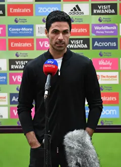 Arsenal's Mikel Arteta: Empty Emirates Stadium Interview Amidst Coronavirus Pandemic (Arsenal v Liverpool, 2019-2020)