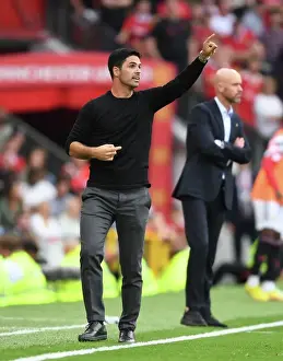 Arsenal's Mikel Arteta Faces Off Against Manchester United in Premier League Showdown (2022-23)