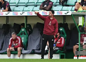 Arsenal's Mikel Arteta Leads Team in Pre-Season Friendly Against Hibernian, Edinburgh, Scotland (July 2021)