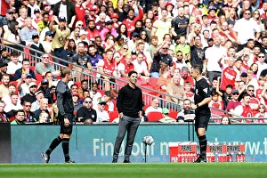 Arsenal's Mikel Arteta Receives Yellow Card in FA Community Shield Clash Against Manchester City