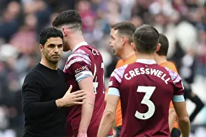 Arsenal's Mikel Arteta Shakes Hands with West Ham Players After April 2023 Premier League Clash
