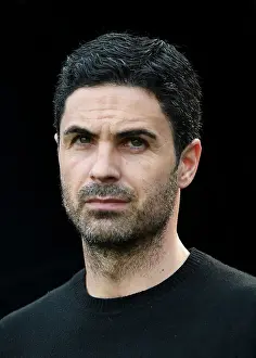Newcastle United V Arsenal 2022-23 Prints: Arsenal's Mikel Arteta Watches Newcastle United vs Arsenal, Premier League 2022-23