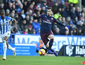 Arsenal's Mkhitaryan in Action: Huddersfield Clash, Premier League