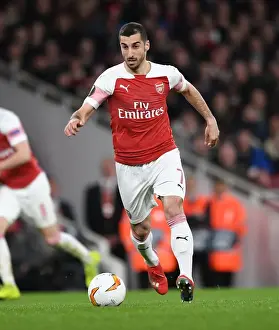 Arsenal V Stade Rennais 2018-19 Prints: Arsenal's Mkhitaryan Shines in Europa League Clash Against Stade Rennais
