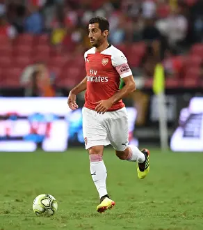 Arsenal V Atletico Madrid 2018-19 Prints: Arsenal's Mkhitaryan Shines in International Champions Cup Match Against Atletico Madrid