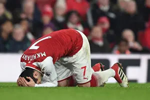 Arsenal V Everton 2017-18 Prints: Arsenal's Mkhitaryan Shines in Premier League Clash Against Everton