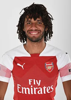 Arsenal's Mo Elneny at 2018/19 First Team Photo Call