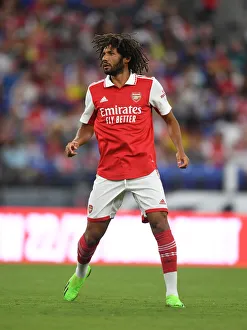 Arsenal V Everton - Pre Season 2022-23 Prints: Arsenal's Mo Elneny in Action: Arsenal vs. Everton Pre-Season Clash, Baltimore 2022