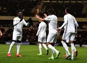 Arsenal's Mo Elneny and Bukayo Saka Celebrate First Goal in FA Cup Third Round Clash vs. Oxford United
