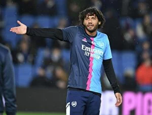 Images Dated 1st January 2023: Arsenal's Mo Elneny Prepares for Brighton Clash in Premier League Showdown (2022-23)