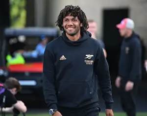 Arsenal V Chelsea - Florida Cup 2022-23 Prints: Arsenal's Mo Elneny Prepares for Chelsea Clash in Florida Cup 2022-23