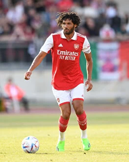 Images Dated 8th July 2022: Arsenal's Mohamed Elneny in Action against 1. FC Nürnberg in Pre-Season Friendly