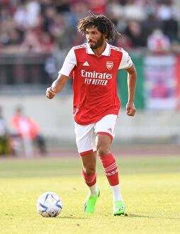 Images Dated 8th July 2022: Arsenal's Mohamed Elneny in Action: FC Nurnberg vs Arsenal Pre-Season Friendly (2022)