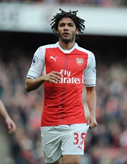 Arsenal's Mohamed Elneny in Action: Arsenal vs. Middlesbrough, Premier League 2016-17