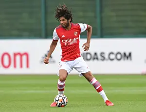 Arsenal's Mohamed Elneny in Action: Arsenal vs Millwall (2021-22) Pre-Season Friendly