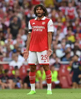 Arsenal V Fulham 2022-23 Prints: Arsenal's Mohamed Elneny in Action against Fulham in 2022-23 Premier League