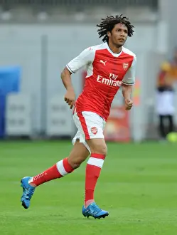 Lens V Arsenal 2016-17 Prints: Arsenal's Mohamed Elneny in Action during Lens Pre-Season Friendly, 2016
