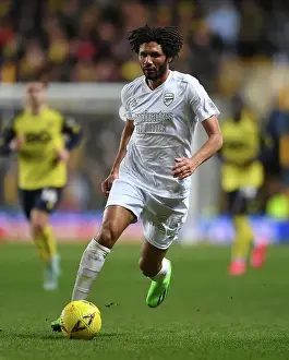 Arsenal's Mohamed Elneny in Action against Oxford United in FA Cup Third Round