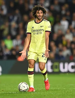 West Bromwich Albion V Arsenal - Carabao Cup 2021-22 Prints: Arsenal's Mohamed Elneny in Action against West Bromwich Albion in Carabao Cup Clash