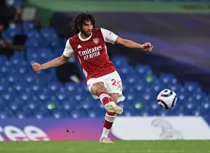 Arsenal's Mohamed Elneny at Chelsea's Stamford Bridge: 2020-21 Premier League Clash Amidst COVID-19 Restrictions