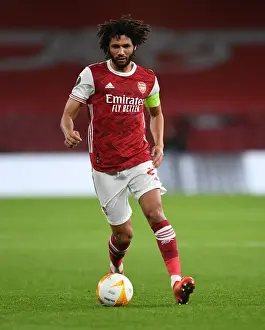 Arsenal V Dundalk 2020-21 Prints: Arsenal's Mohamed Elneny in Europa League Action: Arsenal vs