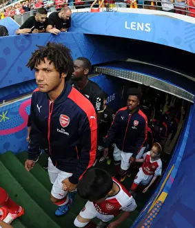 Lens V Arsenal 2016-17 Prints: Arsenal's Mohamed Elneny Prepares for RC Lens Friendly, July 2016