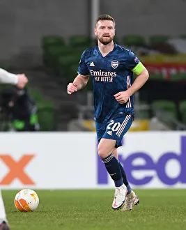 Dundalk V Arsenal 2020-21 Prints: Arsenal's Mustafi in Action: Dundalk vs