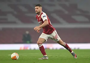 Arsenal V Molde FK 2020-21 Prints: Arsenal's Mustafi in Action: Europa League 2020-21 - Arsenal vs Molde FK