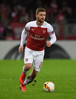 BATE Borisov V Arsenal 2018-19 Prints: Arsenal's Mustafi in Action: Europa League Clash against BATE Borisov (2019)