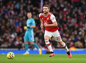 Arsenal V Newcastle United 2019-20 Prints: Arsenal's Mustafi in Action against Newcastle United - Premier League 2019-2020