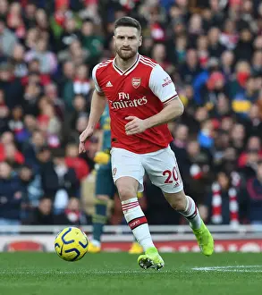 Arsenal V Sheffield United 2019-20 Prints: Arsenal's Mustafi in Action Against Sheffield United - Premier League 2019-2020