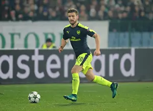 PFC Ludogorets Razgrad V Arsenal 2016-17 Prints: Arsenal's Mustafi Faces Ludogorets in Champions League Showdown