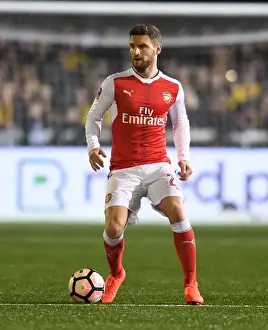 Sutton United V Arsenal 2016-17 Prints: Arsenal's Mustafi Faces Sutton United in FA Cup Fifth Round